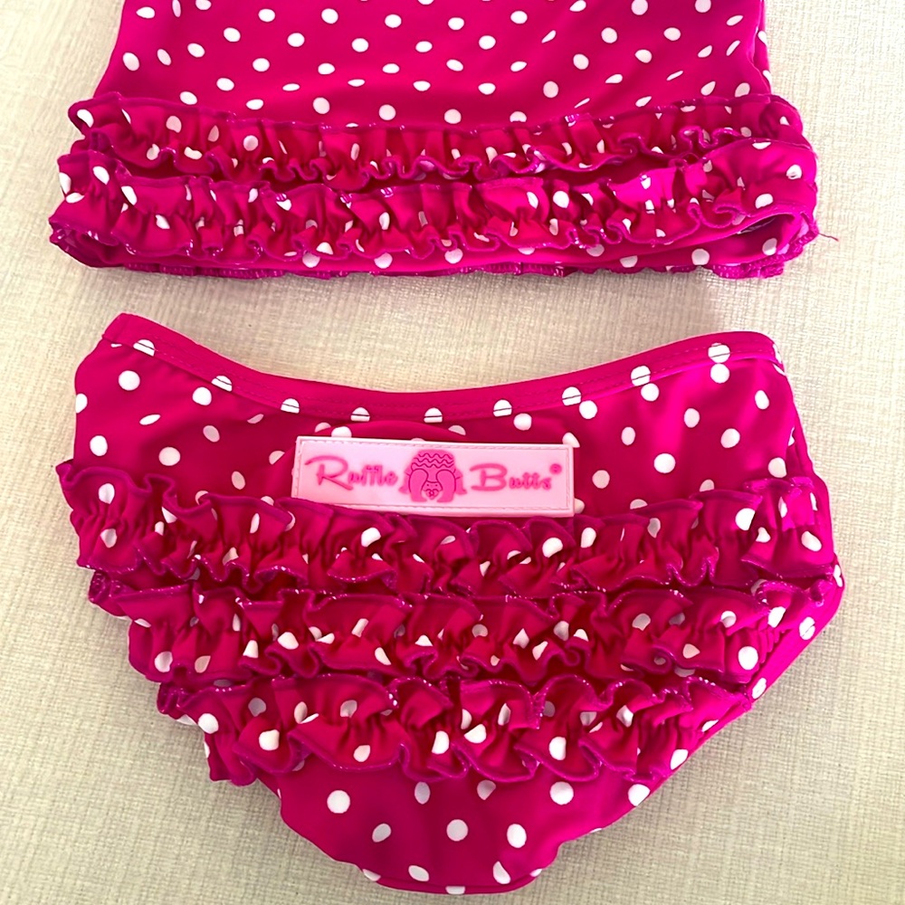 Ruffle Butts two piece bathing suit